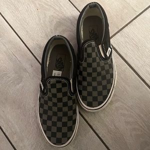 KIDS CLASSIC SLIP-ON CHECKERBOARD SHOE